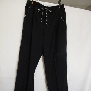 Popovitch Studio black pants with black and white detail  P